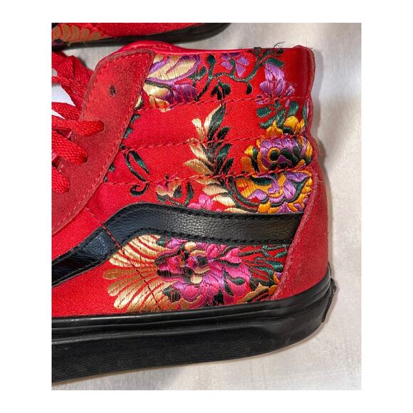 Vans Sk8 Reissue Hi Festival Santin Floral Suede Woman's Hi-Top - Size 8 - Picture 2 of 13